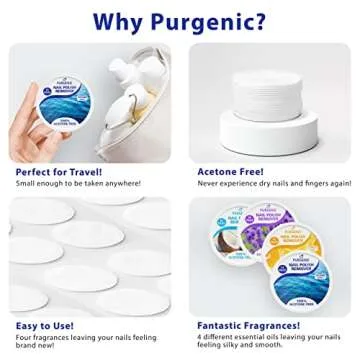 Nail Polish Remover Pads (128 Count) - Travel Nail Polish Remover Pads - Cuticle Wipes - Nail Polish Remover Wipes for On the Go & Travel - Lint Free Nail Polish Wipes (4 Pack)