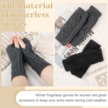 Stylish Justay Fingerless Gloves for Women This Winter