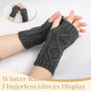 Stylish Justay Fingerless Gloves for Women This Winter