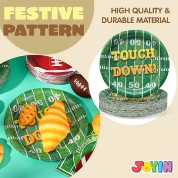 JOYIN 150 Pcs Football Party Set for Game Day Fun