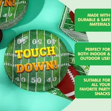 JOYIN 150 Pcs Football Party Set for Game Day Fun