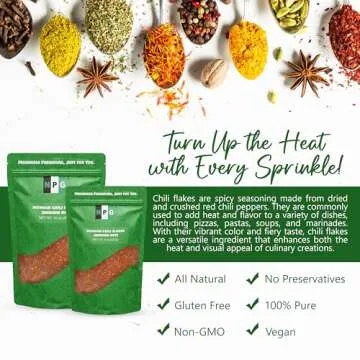 NPG Authentic Sichuan Chili Flakes 16 Ounces, Medium Hot, Szechuan Crushed Red Pepper Flakes Bulk, Essential Spice Seasoning for Making Kimchi, Chili Oil, Stir-fry, Pizza, Salads, and Tacos