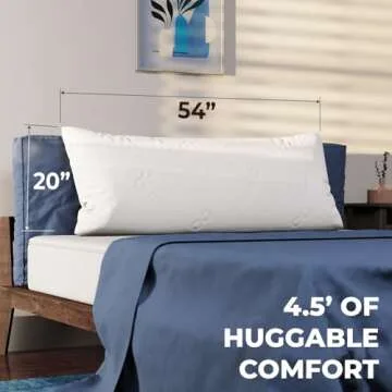 Everlasting Comfort Body Pillow with Cooling Features