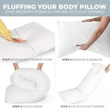 Everlasting Comfort Body Pillow with Cooling Features