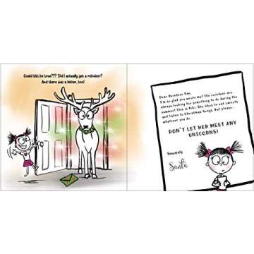 Never Let A Unicorn Meet A Reindeer! (Funny Unicorn Picture Book series For Ages 4-8)