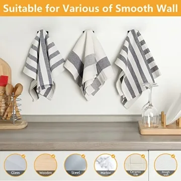 Heynew Adhesive Hat Hooks - Stylish Wall Organizer for Hats