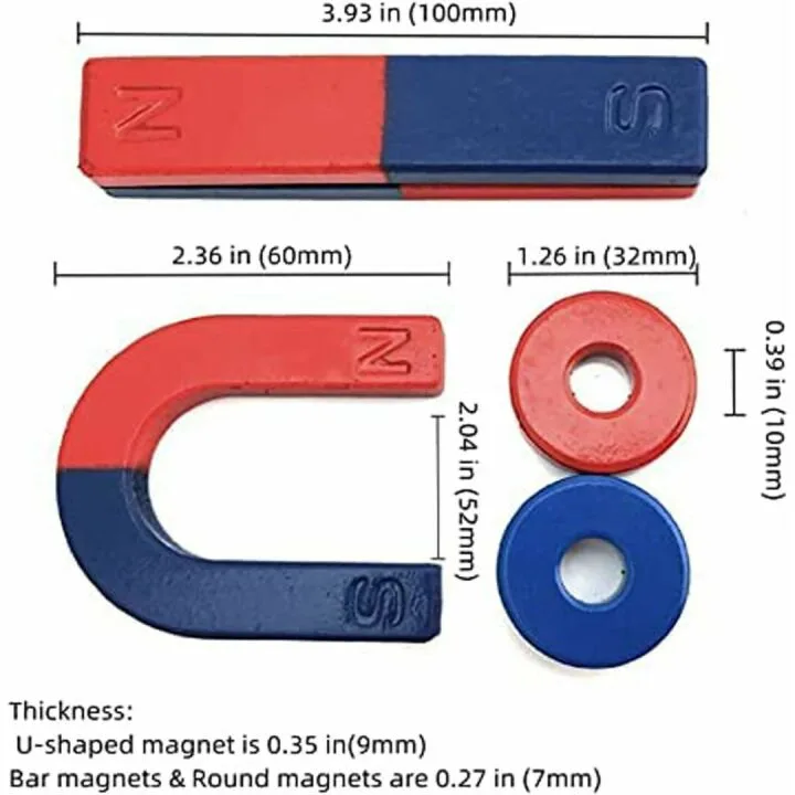 Physics Magnet Kit for Education & Experiments