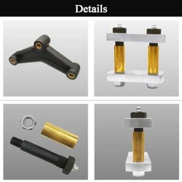 LLANNDER Heavy Duty Greaseable Trailer Axle Shackle Kit