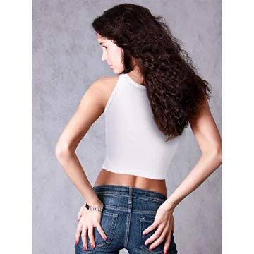 Racerback Crop Tank Tops for Women in 3 Colors