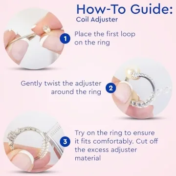 Ring Sizers - 8 Clip Adjusters & 6 Coil for Loose Rings