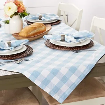 DII Buffalo Check Tablecloth - Stylish for Parties & Picnics
