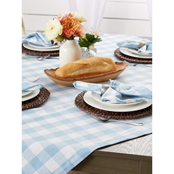 DII Buffalo Check Tablecloth - Stylish for Parties & Picnics