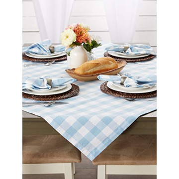 DII Buffalo Check Tablecloth - Stylish for Parties & Picnics
