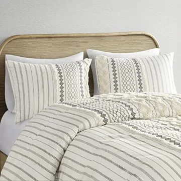 INK+IVY Imani Cotton Duvet Cover Set – Elegant Bedding