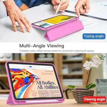 iMieet iPad Case with Pencil Holder & Auto Wake Feature