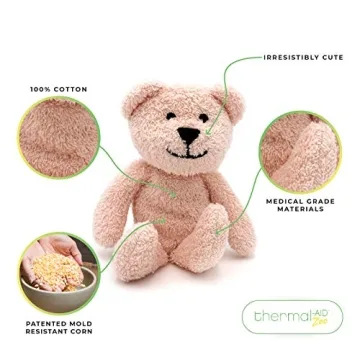 Mini Bella Pink Bear Therapeutic Stuffed Animal for Kids