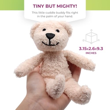 Mini Bella Pink Bear Therapeutic Stuffed Animal for Kids