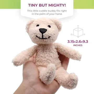 Mini Bella Pink Bear Therapeutic Stuffed Animal for Kids