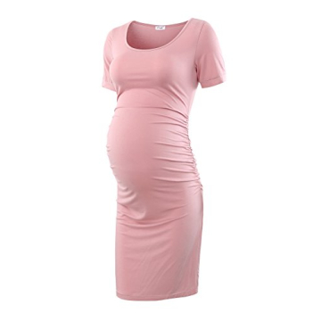 Peauty Maternity Dress - Dusty Pink Summer Dress for Baby Showers