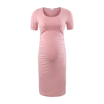 Peauty Dusty Pink Maternity Dress for Summer Events