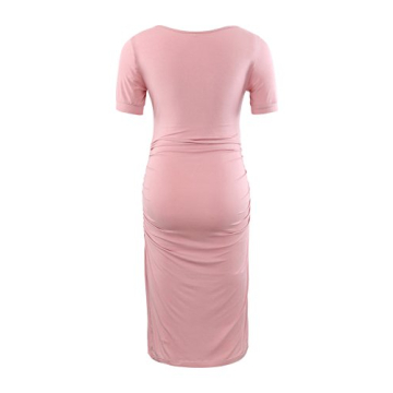 Peauty Dusty Pink Maternity Dress for Summer Events