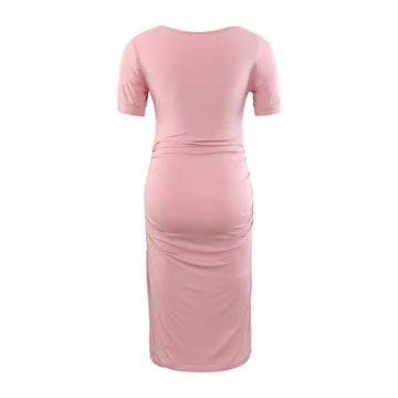 Peauty Dusty Pink Maternity Dress for Summer Events