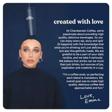 Chamberlain Coffee Fancy Mouse Espresso Blend - Extra Bold, Dark Roast, Organic Coffee, Whole Bean, 12oz