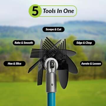 Yard-X Multi-Use Garden Tool (5 Tools in One)