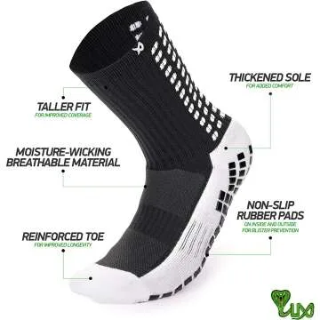 LUX Anti-Slip Sports Grip Socks for Athletes