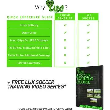 LUX Anti-Slip Sports Grip Socks for Athletes