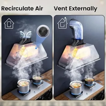 36" Range Hood Insert, Built-in 600CFM with Touch Control