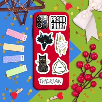 BulbaCraft 100Pcs Therian Stickers for Everyone