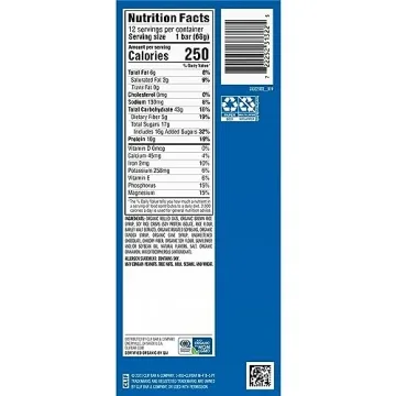 CLIF BAR Chocolate Chip Energy Bars - 10g Protein & Organic Oats