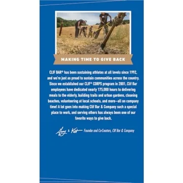 CLIF BAR Chocolate Chip Energy Bars - 10g Protein & Organic Oats