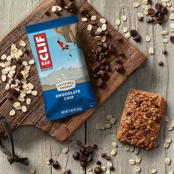 CLIF BAR Chocolate Chip Energy Bars - 10g Protein & Organic Oats