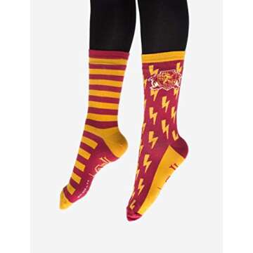 Out of Print Harry Potter Literary and Book-Themed Unisex Socks