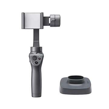 DJI Osmo Mobile 2 3-Axis Handheld Gimbal Stabilizer for iPhone & Android Smartphones with PGYTECH Action Camera Adapter