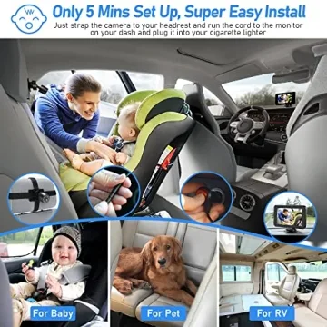 4.3" HD Night Vision Baby Car Monitor - Itomoro