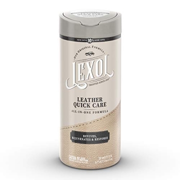 Lexol Leather Care Quick Wipes for Easy Cleaning & Conditioning