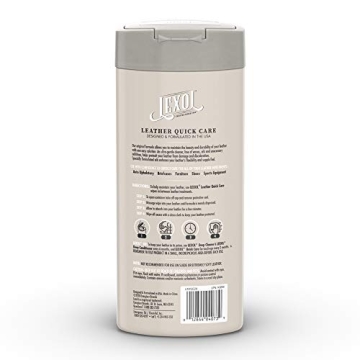 Lexol Leather Care Quick Wipes for Easy Cleaning & Conditioning