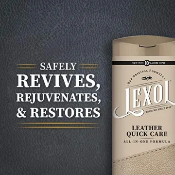 Lexol Leather Care Quick Wipes for Easy Cleaning & Conditioning