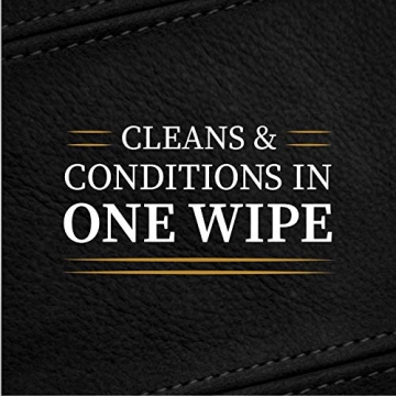 Lexol Leather Care Quick Wipes for Easy Cleaning & Conditioning