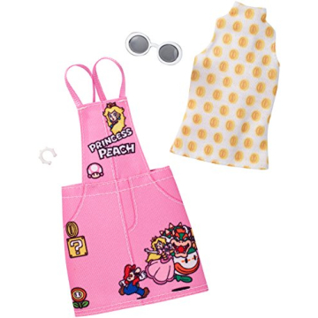 Adorable Barbie Super Mario Fashion Pack with Accessories