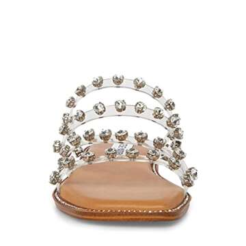 Steve Madden Women's Skyler, Clear, 6.5