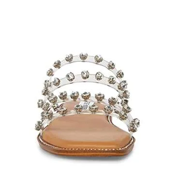 Steve Madden Women's Skyler, Clear, 6.5