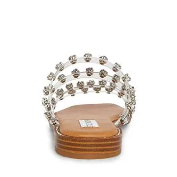 Steve Madden Women's Skyler, Clear, 6.5