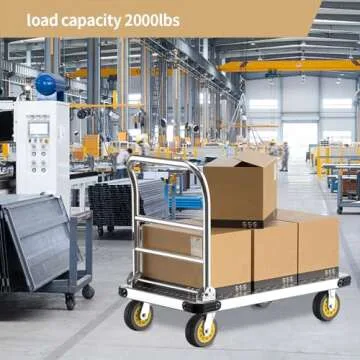 Foldable Heavy Duty Platform Truck for 2000 lbs Loads