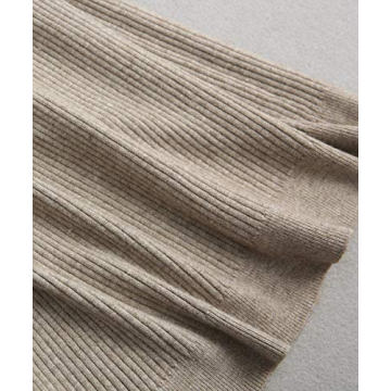 RZIV Women's Sleeveless Sweater Dress Knit Slim V Neck Bodycon Midi Stretchable Elasticity Slim Fits Khaki