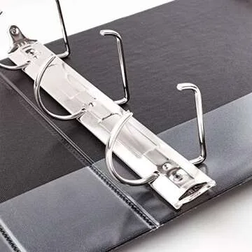 Avery 17050 Durable View Binder, 3" Slant Rings, Black, Pack of 4