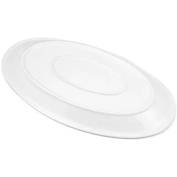 Yesland Oval Serving Plates for Elegant Dining - 2 Pack